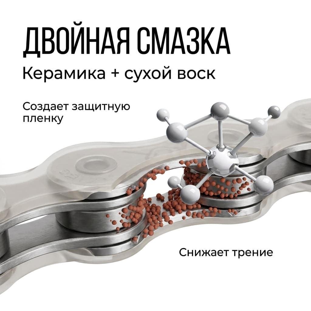 Керамическая парафиновая смазка для цепи ZHISHIBA Dry Ceramix Wax для гоночных велосипедов ZHISHIBA Dry Ceramix Wax — фото 3