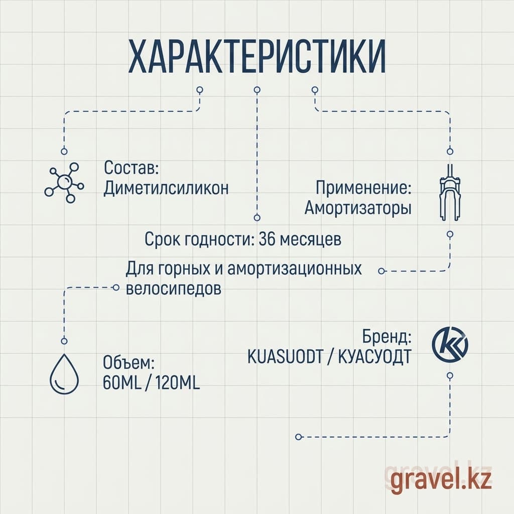 Масло для ухода за амортизационной вилкой KUASUODT — фото 3