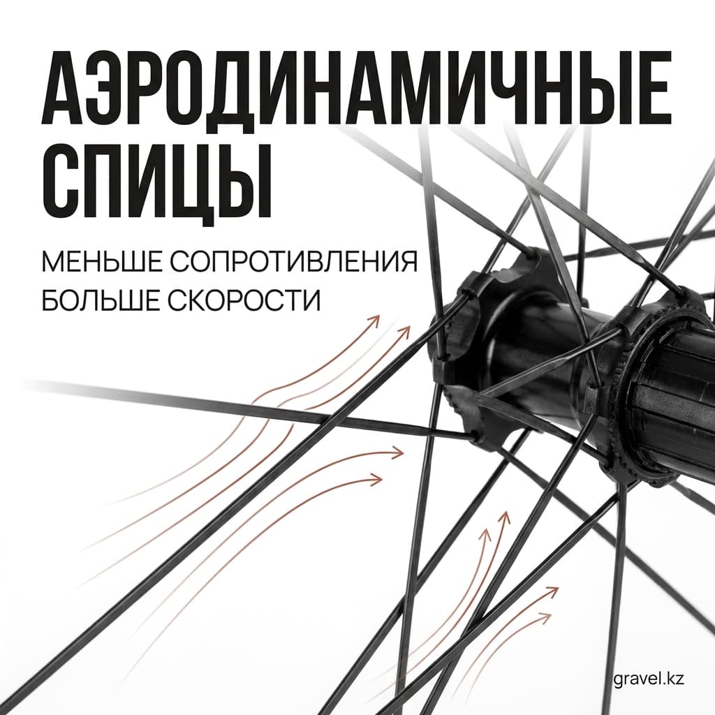 Карбоновые колеса KORE, 35 мм, T800+T700, для дисковых тормозов Center Lock, с 36T храповиком, Tubeless Ready — фото 4