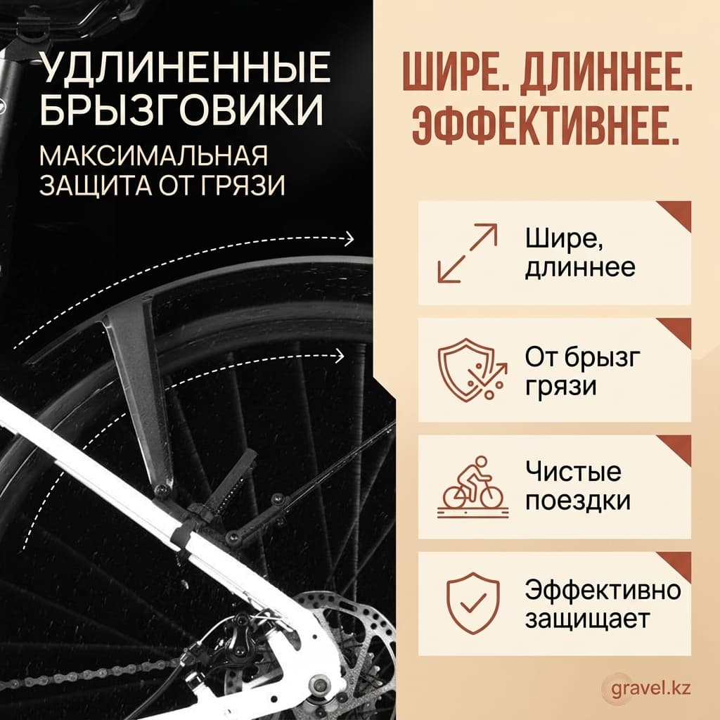 Велосипедные брызговики быстросъемные — фото 8
