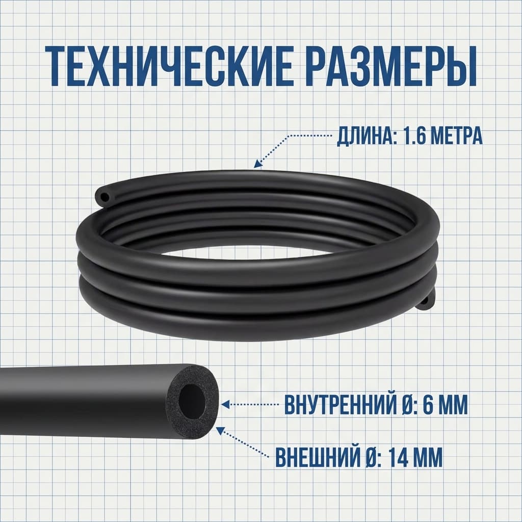 LeBycle Шумоизоляционная поролоновая трубка для внутренней проводки тросов LeBycle Шумоизоляционная поролоновая трубка — фото 5