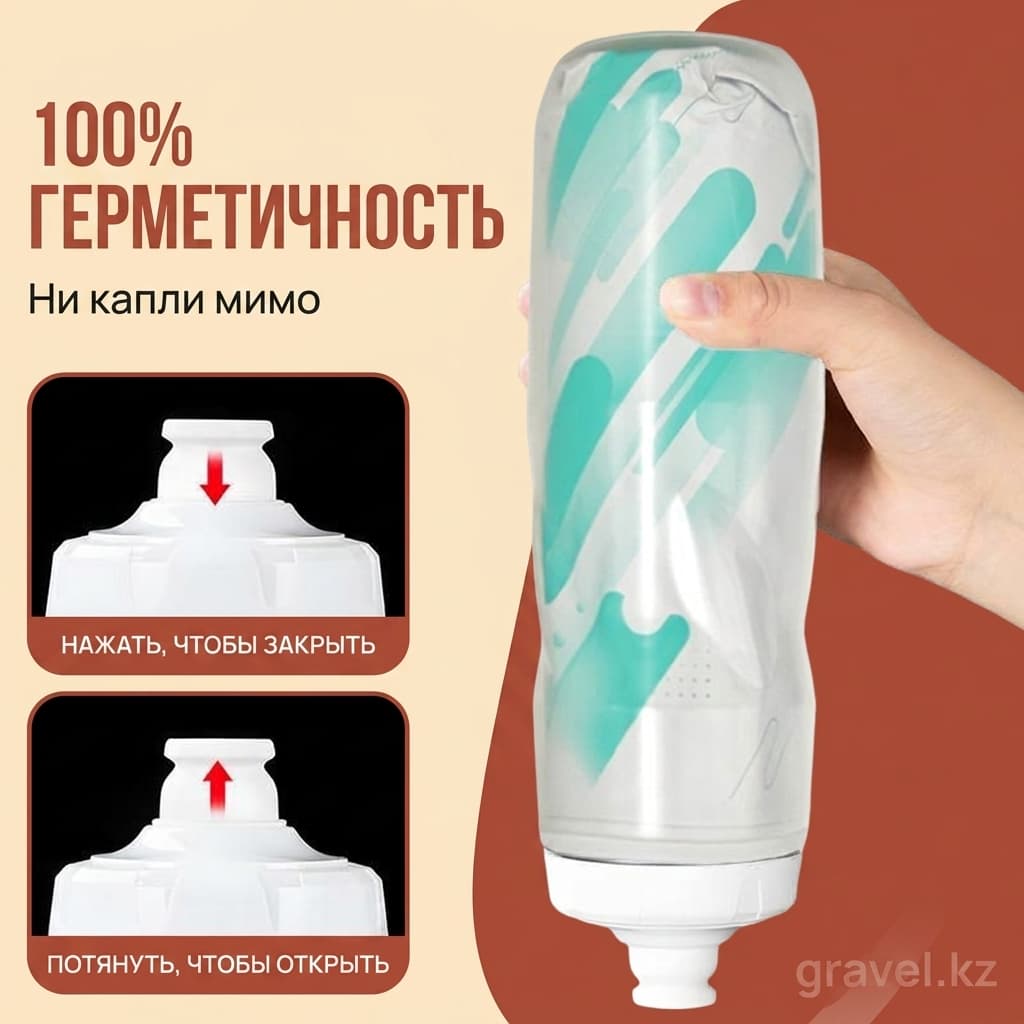 Термофляга для велосипеда YouGuoLe 610 мл, сохраняющая тепло и холод до 6 часов YouGuoLe — фото 7