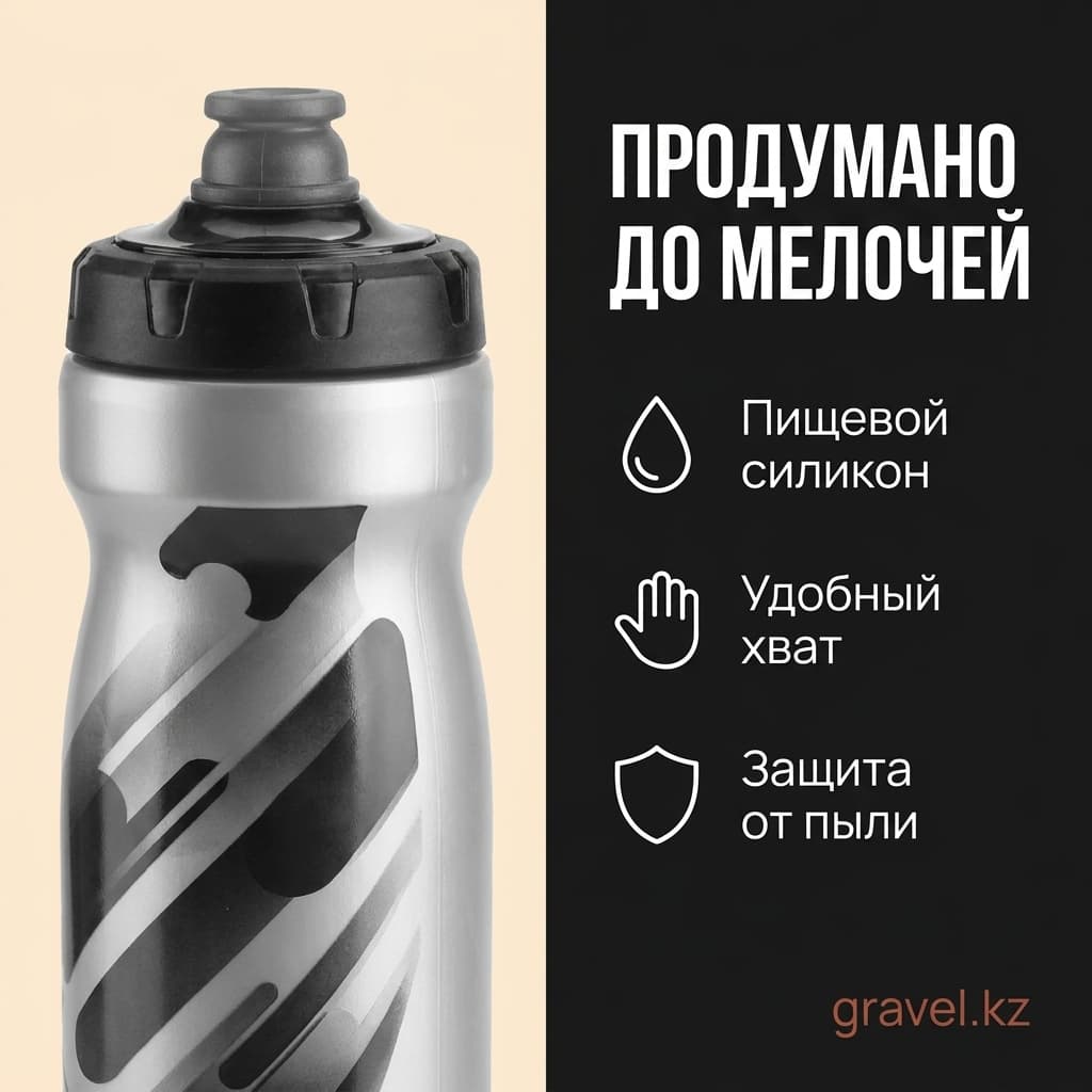 Термофляга для велосипеда YouGuoLe 610 мл, сохраняющая тепло и холод до 6 часов YouGuoLe — фото 8