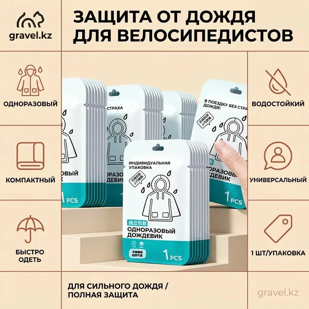 Одноразовый дождевик