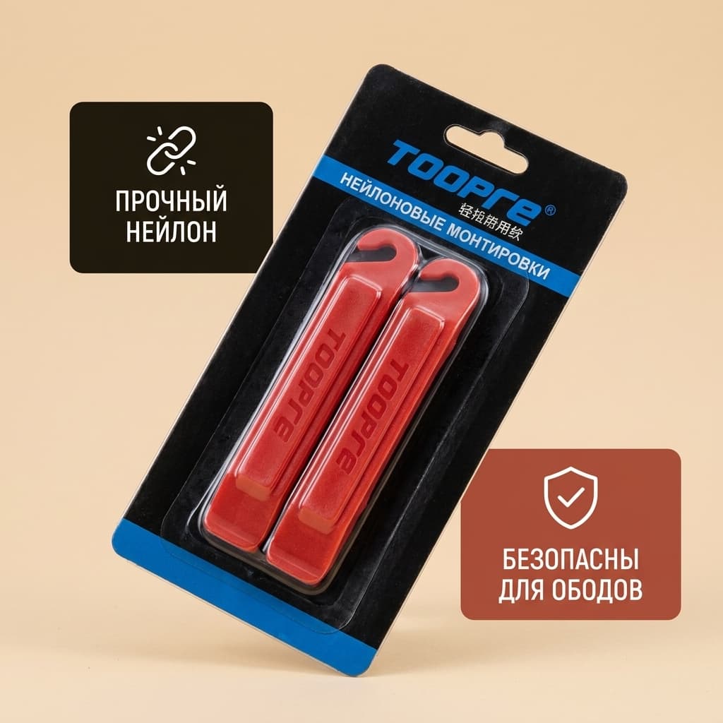 Нейлоновые монтировки для шин TOOPRE с дефлятором Presta и защитой от проколов