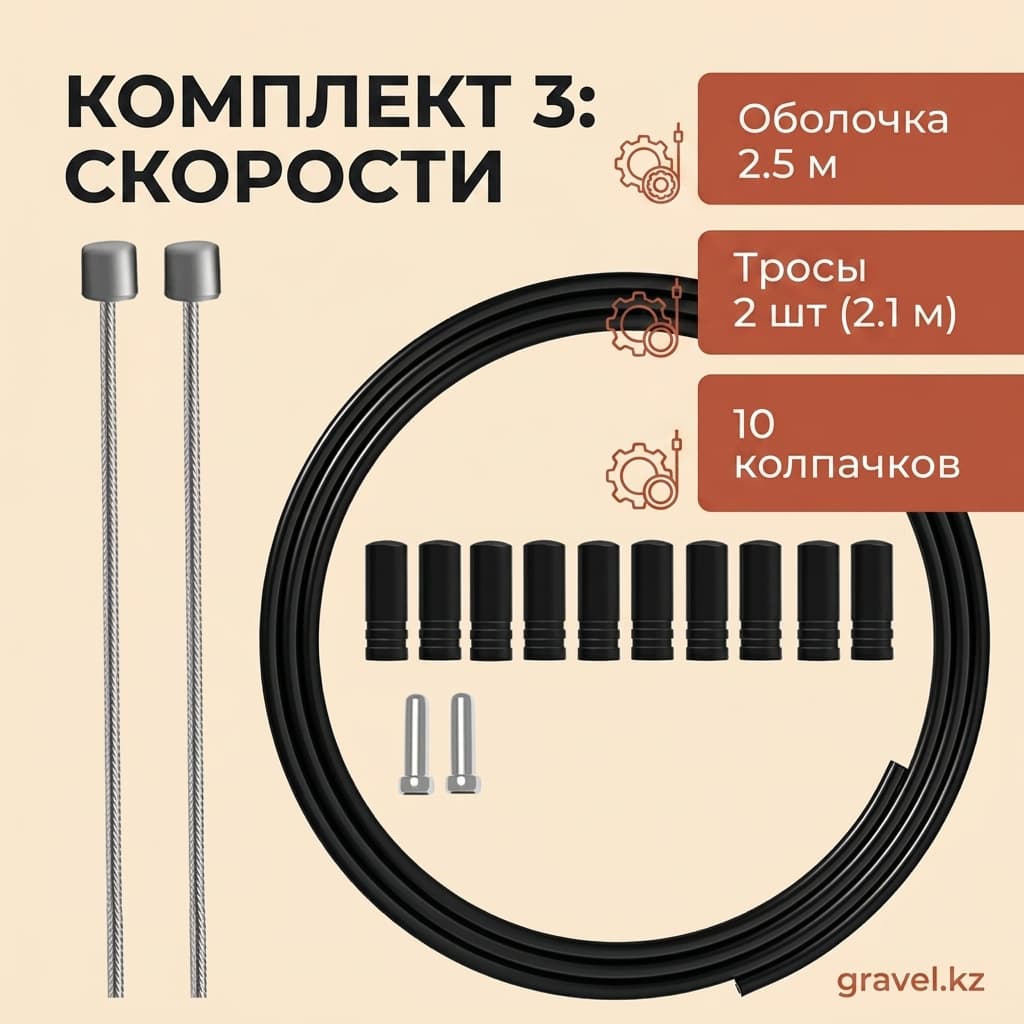 Трос и рубашка для переключения